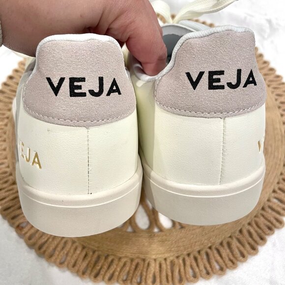 NWOT Veja Campo Leather White Natural Sneakers Size Men's 11 - Picture 8 of 11